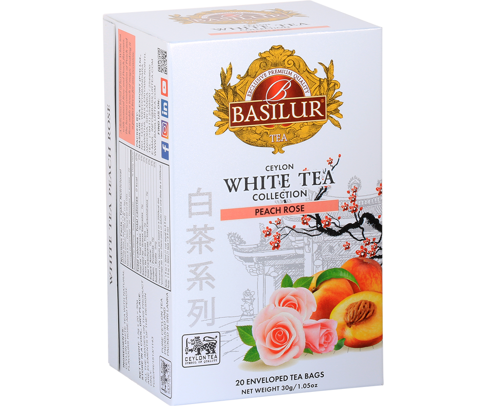 White Tea Peach Rose 20 Teabags