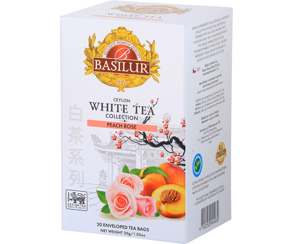 White Tea Peach Rose 20 Teabags