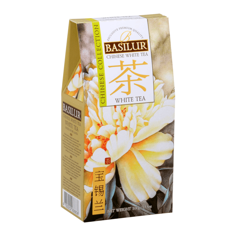 BASILUR TEA - CHINESE COLLECTION - WHITE TEA 100G PACKET