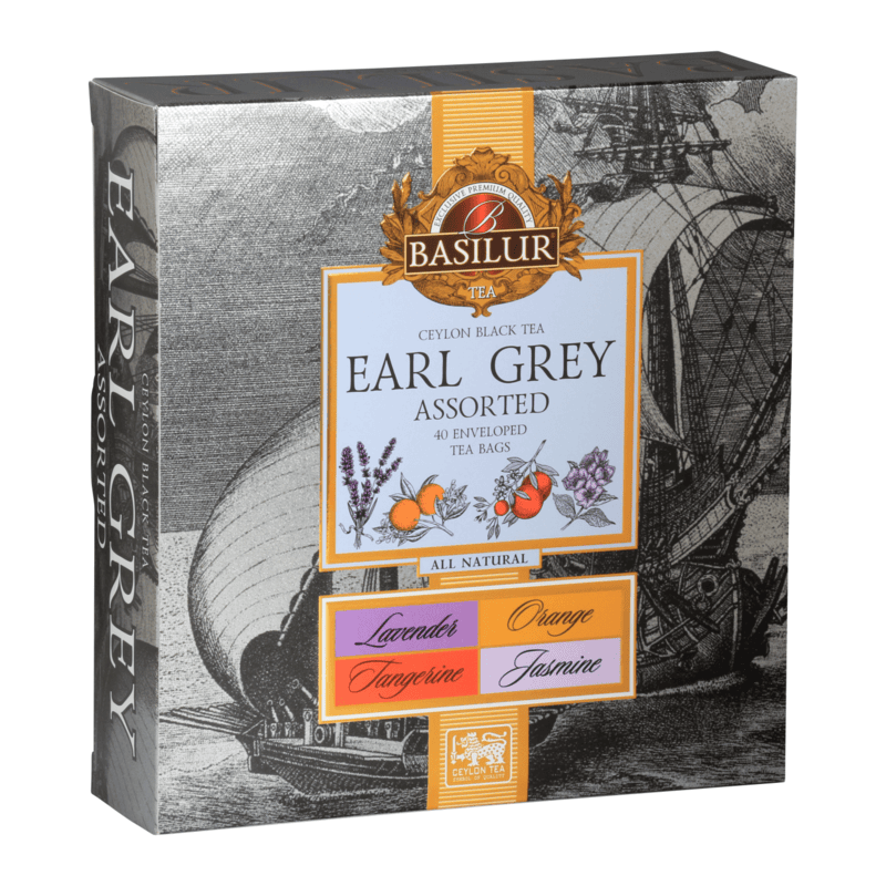 BASILUR TEA - EARL GREY ASSORTED 40EN