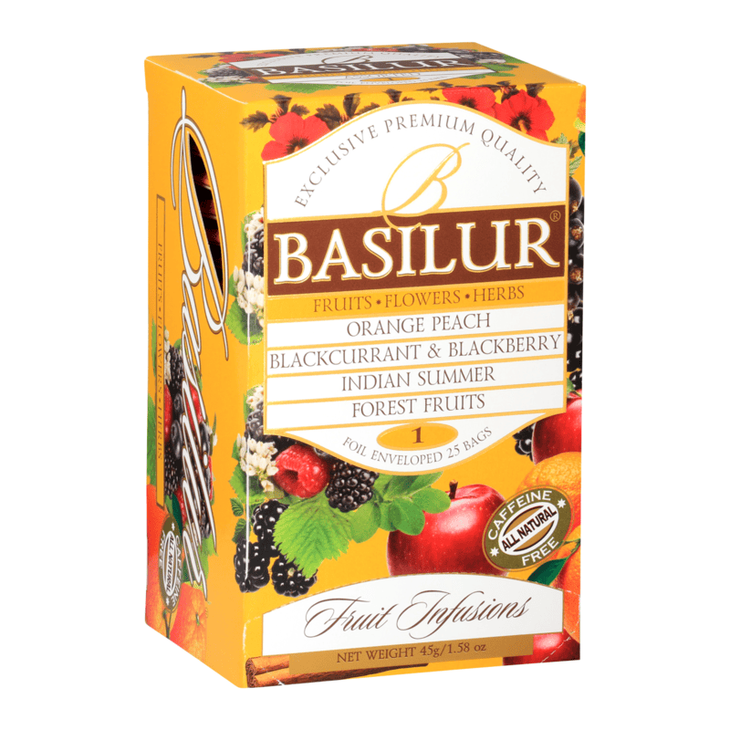 BASILUR TEA - FRUIT INFUSIONS - ASSORTED VOLUME 1 - 45G