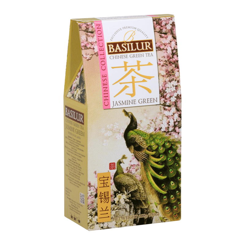 BASILUR TEA - CHINESE COLLECTION - JASMINE GREEN 100G PACKET