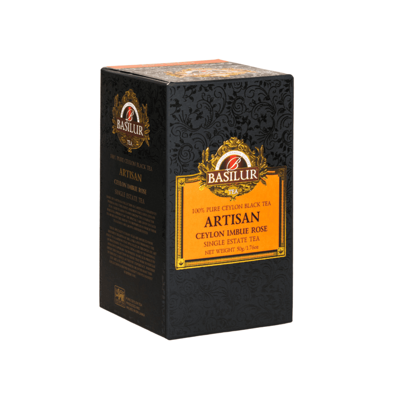 BASILUR TEA - ARTISAN COLLECTION - CEYLON IMBUE ROSE 50G