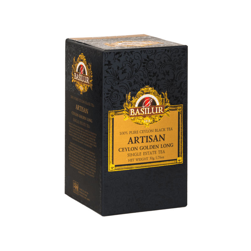 BASILUR TEA - ARTISAN COLLECTION - CEYLON GOLDEN LONG 50G