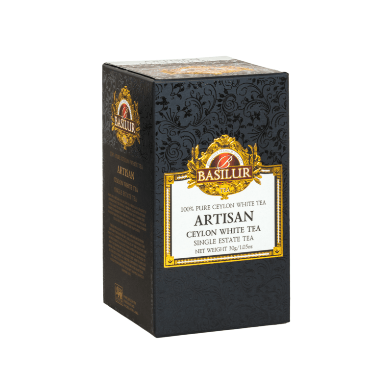 BASILUR TEA - ARTISAN COLLECTION - CEYLON WHITE TEA 30G