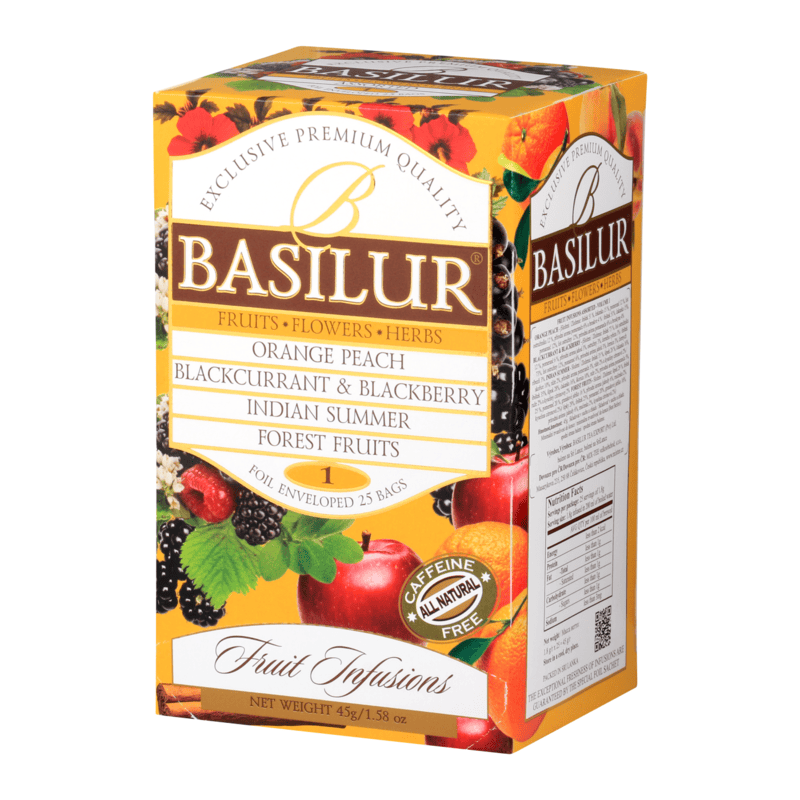 BASILUR TEA - FRUIT INFUSIONS - ASSORTED VOLUME 1 - 45G