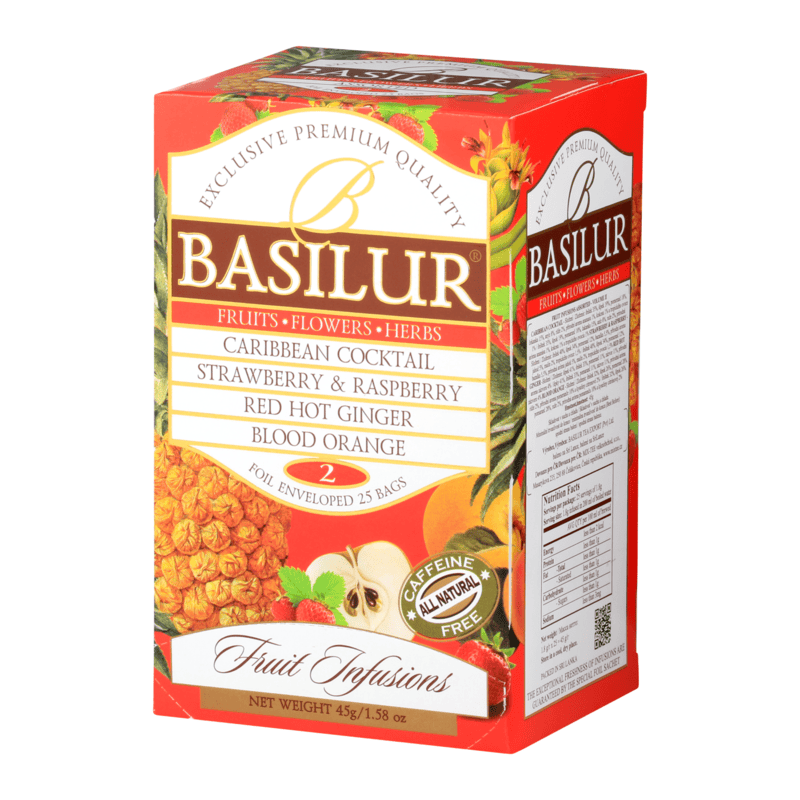 BASILUR TEA - FRUIT INFUSIONS - ASSORTED VOLUME 2 - 45G