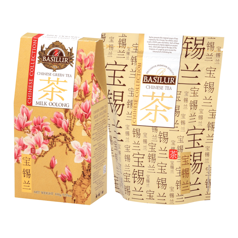 BASILUR TEA - CHINESE COLLECTION - MILK OOLONG 100G PACKET