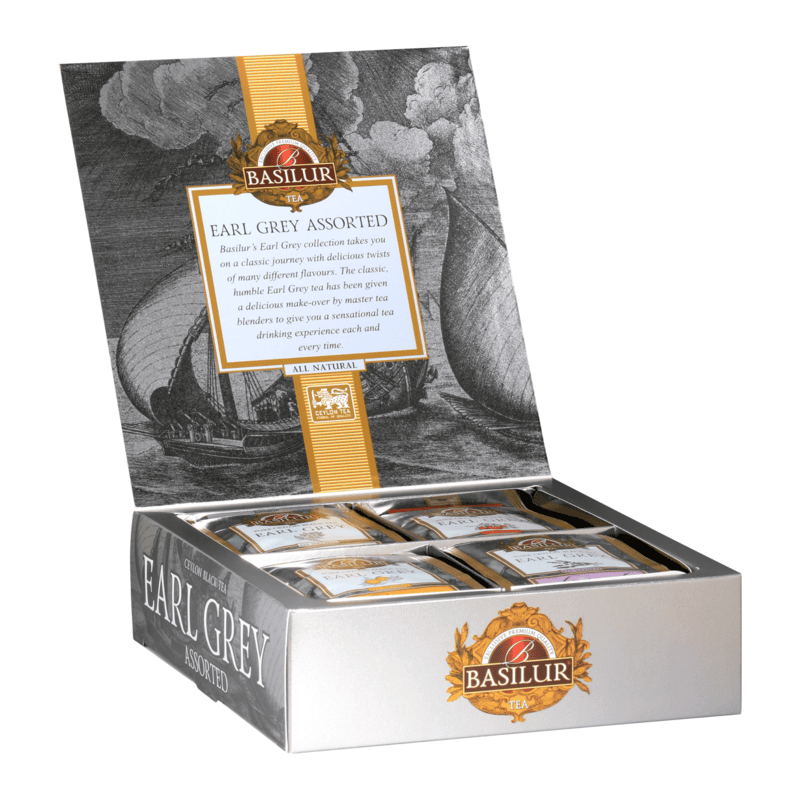 BASILUR TEA - EARL GREY ASSORTED 40EN