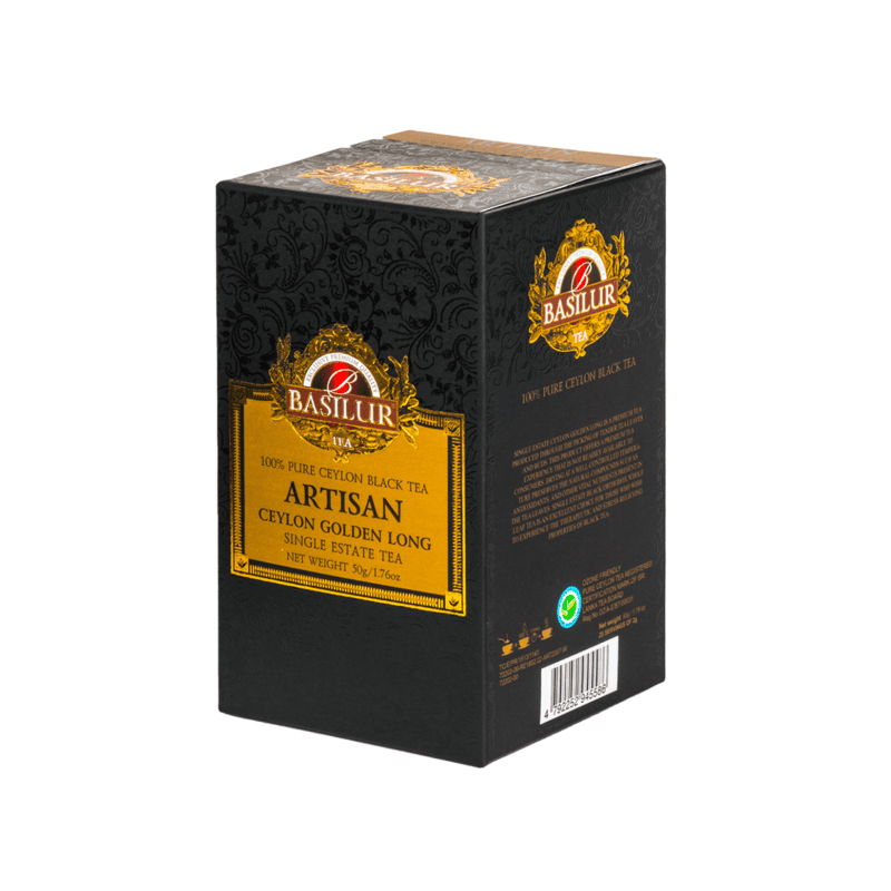 BASILUR TEA - ARTISAN COLLECTION - CEYLON GOLDEN LONG 50G