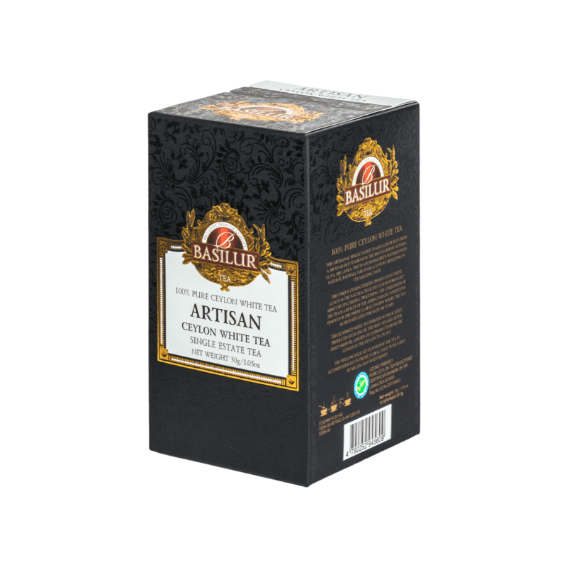 BASILUR TEA - ARTISAN COLLECTION - CEYLON WHITE TEA 30G