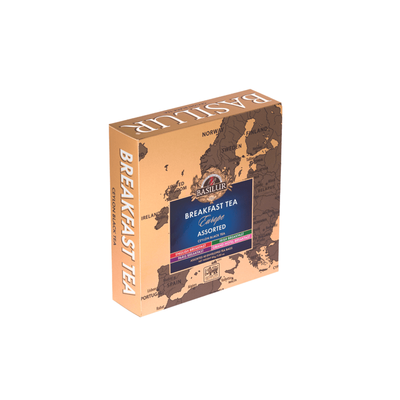 BASILUR TEA - EUROPE BREAKFAST TEA- ASSORTED 40E