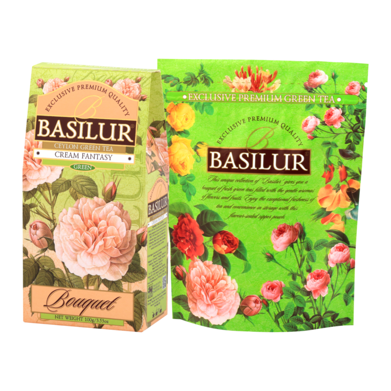 BASILUR TEA - BOUQUET - CREAM FANTACY 100G PACKET