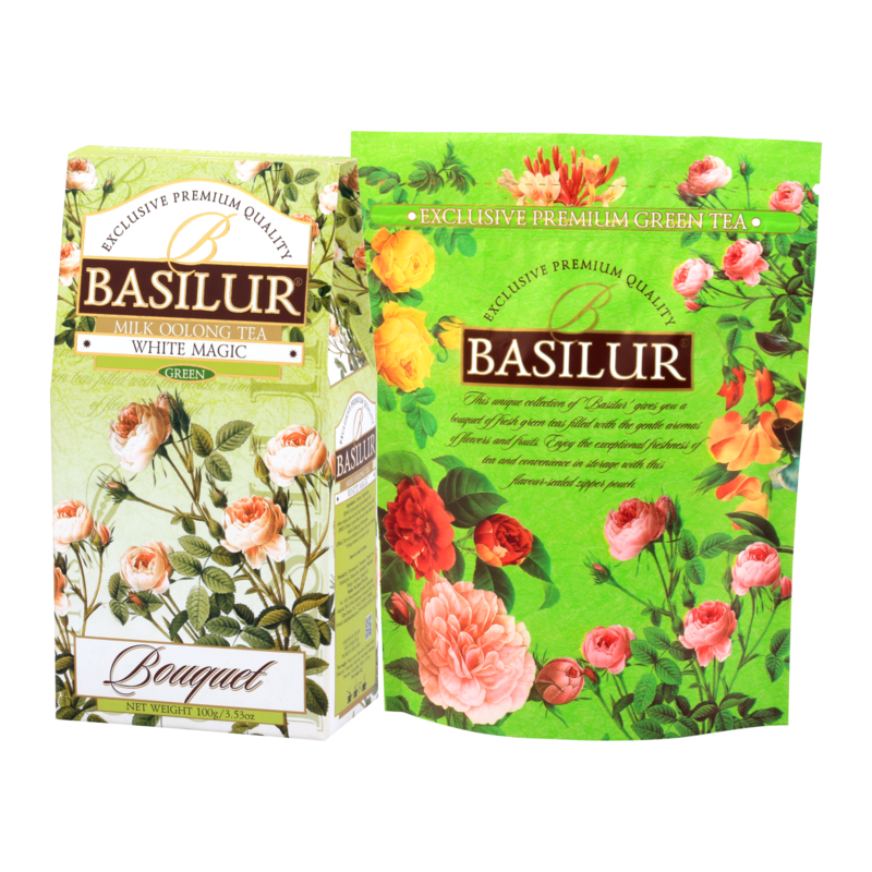 BASILUR TEA - BOUQUET - WHITE MAGIC 100G PACKET