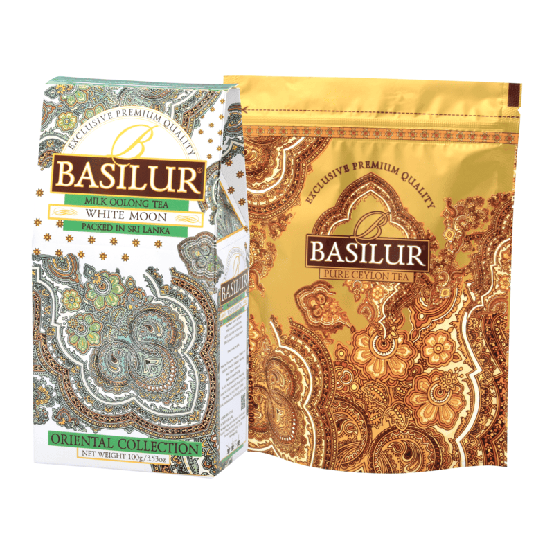 BASILUR TEA - ORIENTAL - WHITE MOON 100G PACKET