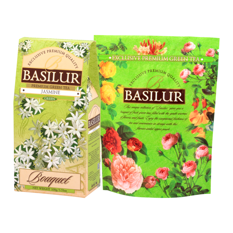 BASILUR TEA - BOUQUET - JASMINE 100G PACKET