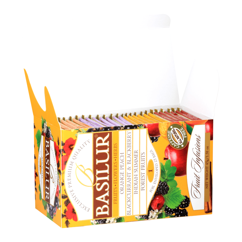 BASILUR TEA - FRUIT INFUSIONS - ASSORTED VOLUME 1 - 45G