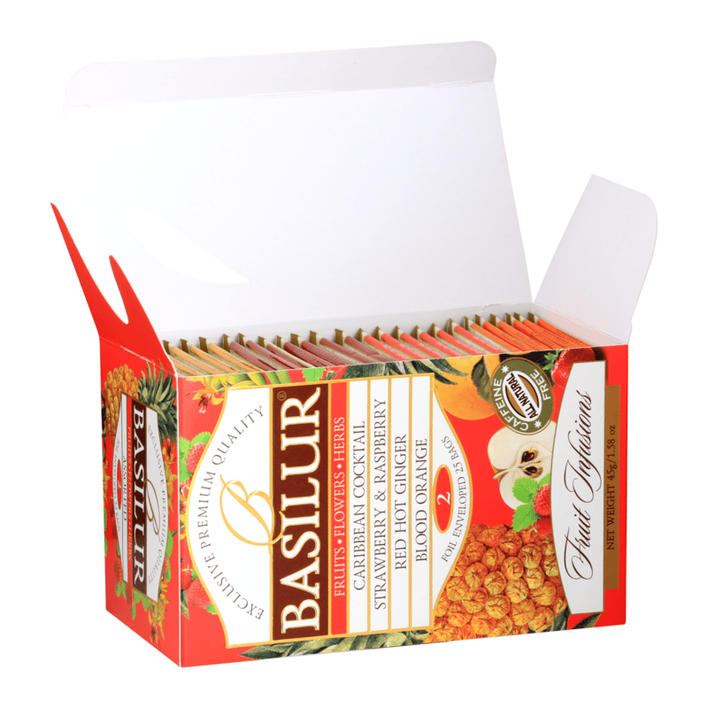 BASILUR TEA - FRUIT INFUSIONS - ASSORTED VOLUME 2 - 45G