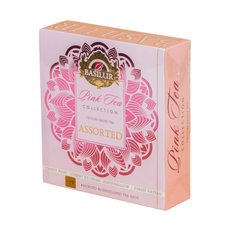 Retail:BASILUR TEA - PINK TEA ASSORTED 40E