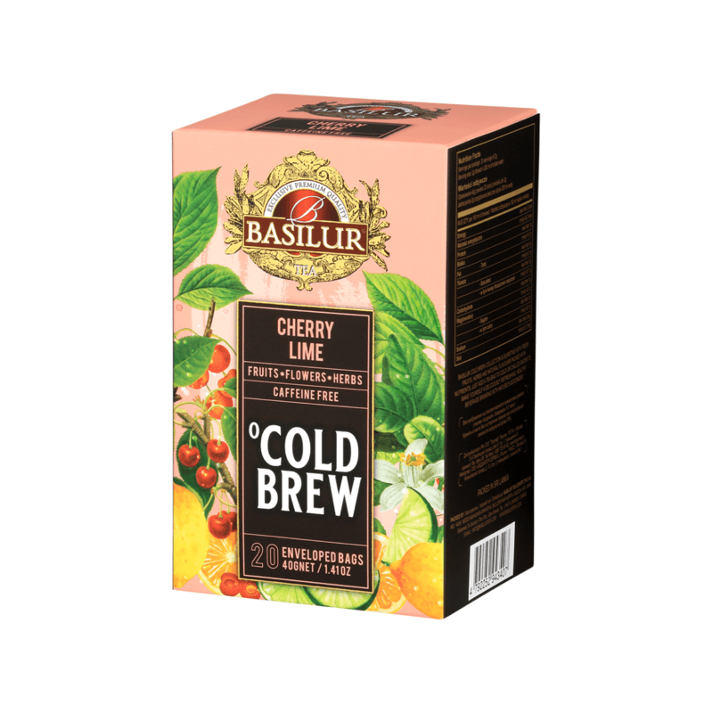 BASILUR TEA - CHERRY LIME 20EN