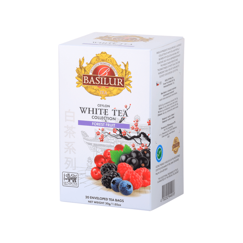 BASILUR TEA - WHITE TEA FOREST FRUIT 20EN