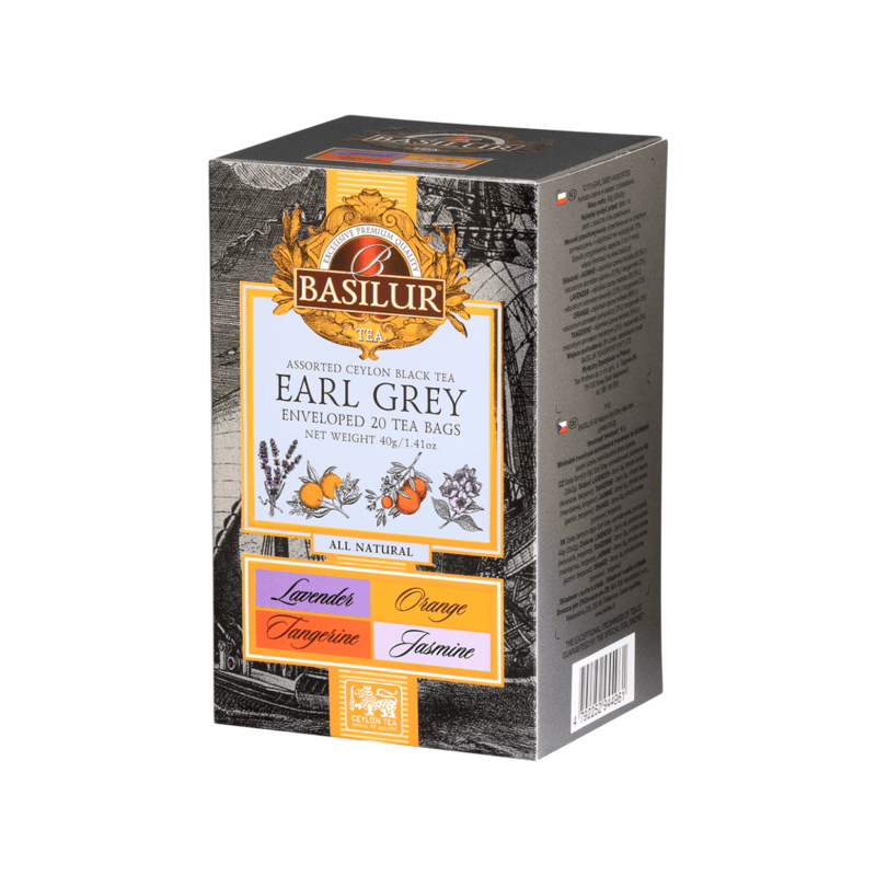 BASILUR TEA - EARL GREY BOX - ASSORTED 20EN