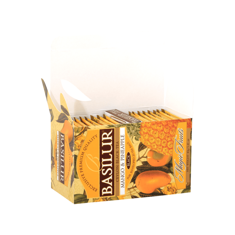 BASILUR TEA - MAGIC FRUITS MANGO & PINEAPPLE 25EN