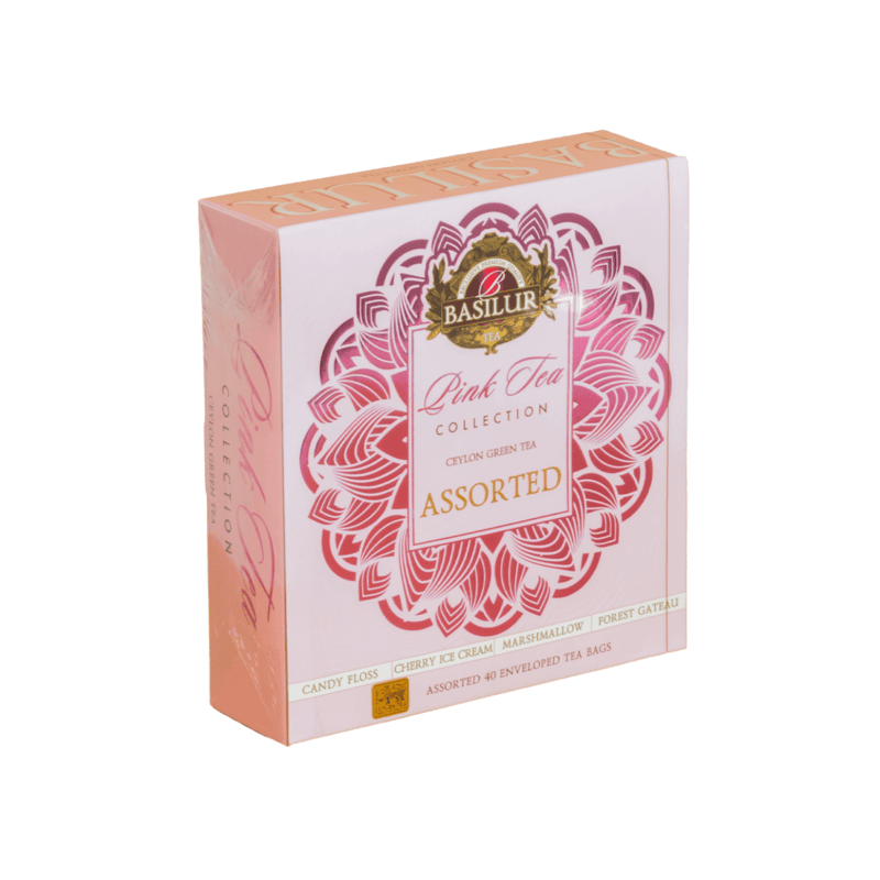 Retail:BASILUR TEA - PINK TEA ASSORTED 40E