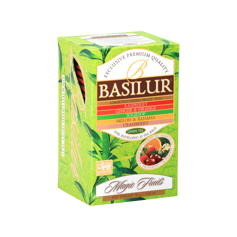 BASILUR TEA - MAGIC FRUIT ASSORTED GREEN 25EN