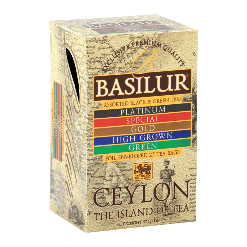 BASILUR TEA - ISLAND OF TEA ASSORTED 5 TYPES