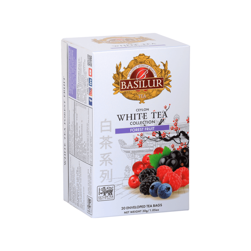 BASILUR TEA - WHITE TEA FOREST FRUIT 20EN