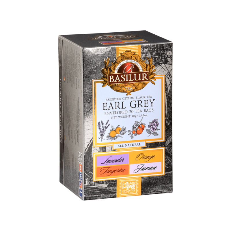 BASILUR TEA - EARL GREY BOX - ASSORTED 20EN