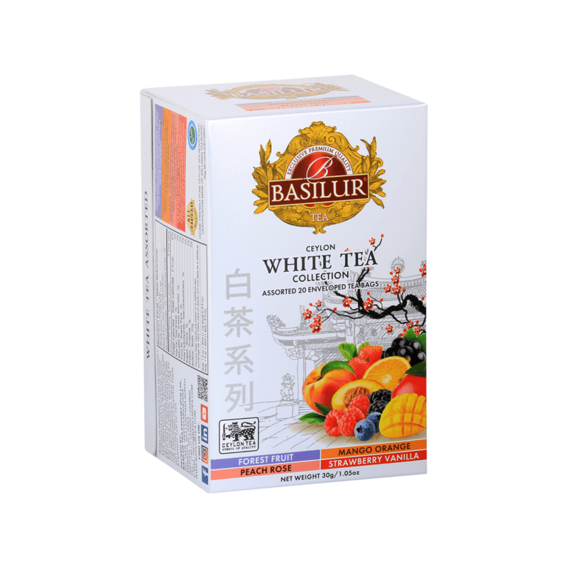 BASILUR TEA - WHITE TEA ASSORTED 20EN